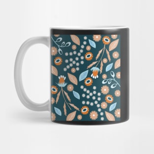 Whimsy forest floral pattern Mug